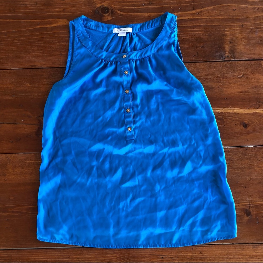 🍒 5/$20 Kenneth Cole Blue Tank Top